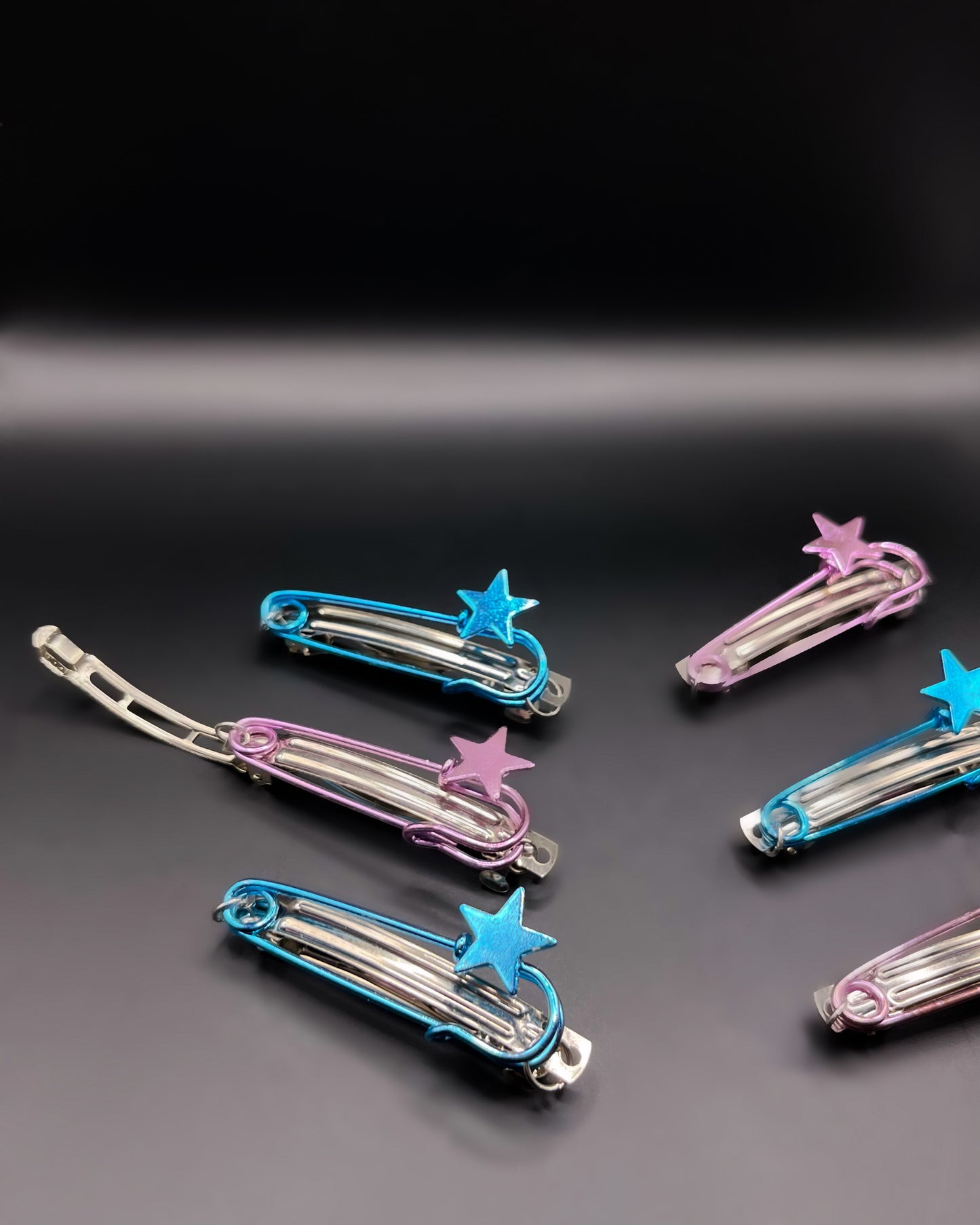 Super-Star French Barrette Hair Clips (6 PACK)